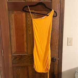 Bb Dakota Steve Madden ribbed yellow dress